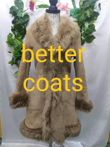 REDA SPAIN 코트 리얼 무스탕 양가죽