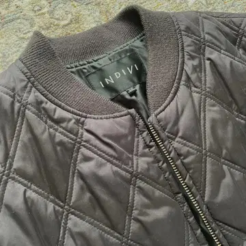 INDIVI 충전솜 퀼팅 코트