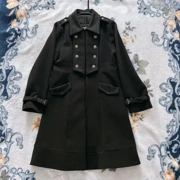 Amavel 롱 코트 블랙