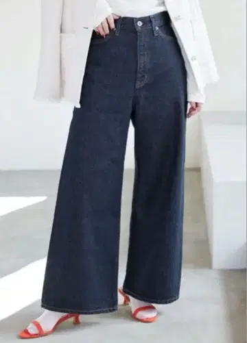 SLOBE IENA LE DENIM 배기 팬츠 34