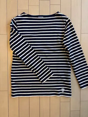 ORCIVAL 긴팔 티셔츠 네이비/화이트 2