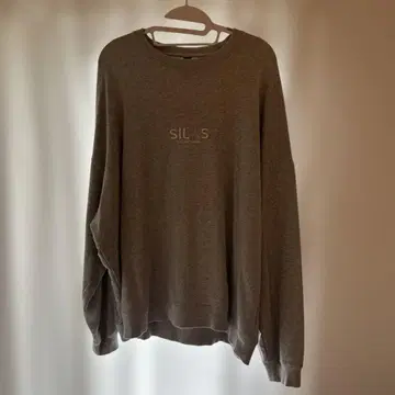 SILAS 그레이 맨투맨 트레이닝복