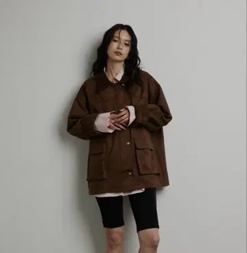 브라운 오버 사이즈 자켓