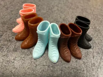 리카짱 제니짱 1/6 인형 사이즈 컨트리 부츠 6족 세트
