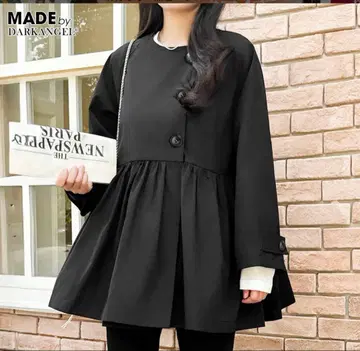 노카라 플레어 자켓 블랙 새상품 미개봉