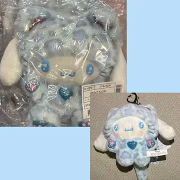 시나모롤 마스코트 홀더 봉제 인형 산리오 갸루 고양이 시나몬