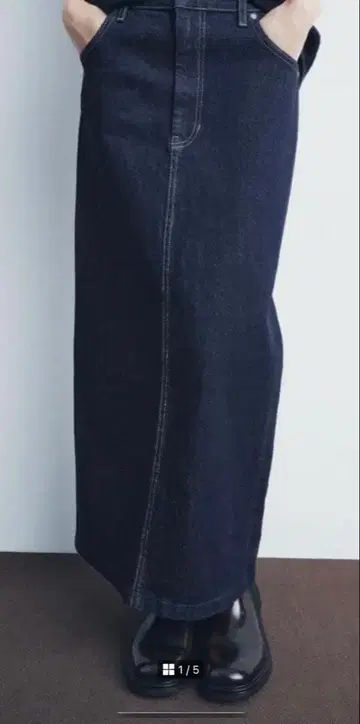 [ 새상품급 ] ZARA ZW 컬렉션 데님 펜슬 스커트 S