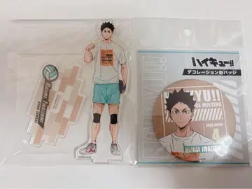 하이큐!! 아크릴 스탠드 & 배지 세트