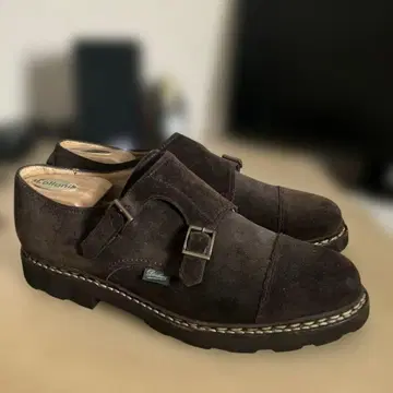 파라부트 윌리엄 8 몽크 스트랩 브라운 스웨이드 paraboot