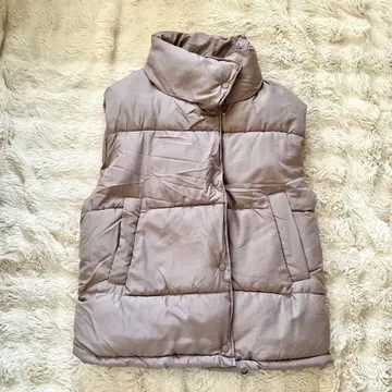 디스코트 파이버 오버 베스트 [ 모카 ] 다운 베스트 아우터 M