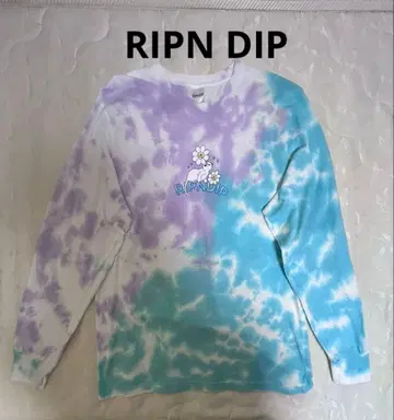 RIPNDIP 유쾌한 고양이 긴팔 T셔츠