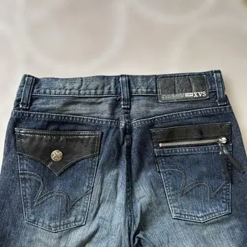 EDWIN XVS 다크 블루 데님