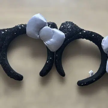 USJ 블랙 스팽글 머리띠