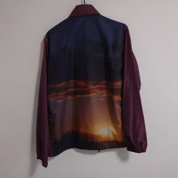 저녁놀 프린트 나일론 자켓