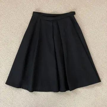 tomorrowland 울 플레어 스커트 블랙