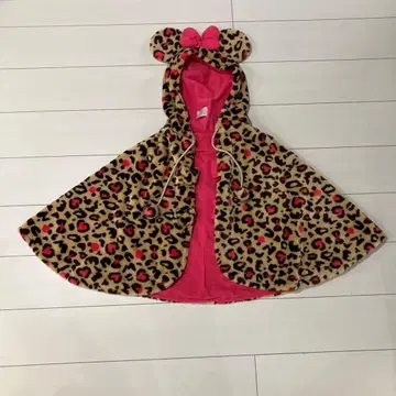 디즈니 레오파드 무늬 판초