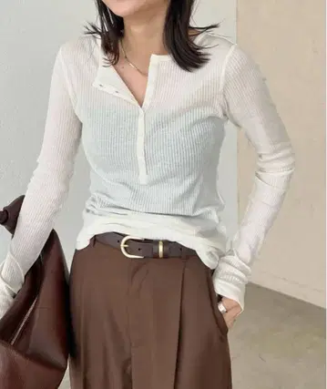 [ JOURNAL STANDARD ] 시어 골지 헨리넥 풀오버