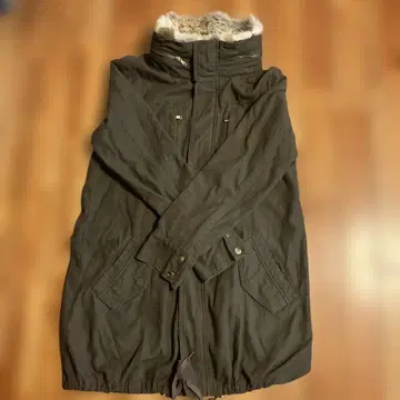 퍼 탈부착 가능 모즈 코트