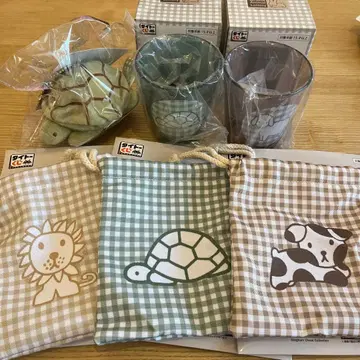 다이토 복권 브루나 애니멀 미피 D상 E상 F상 6점 세트