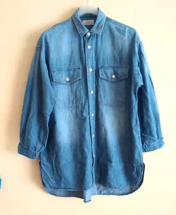 Journal Standard relume 데님 블루 긴팔 셔츠