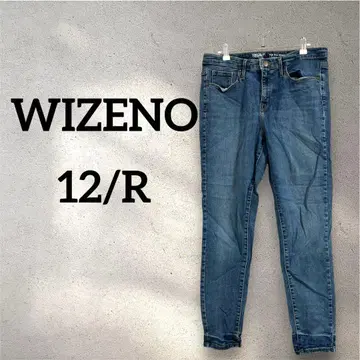 WIZENO [ 12/R ] 하이라이즈 스키니 데님