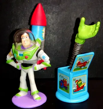 토이스토리 시드의 방 피규어 핸드 인 더 박스 빅 원 버즈