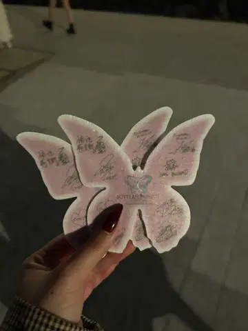 FANTASTICS 라이브 낙하물 나비 나비 사인 판타 1장 판매