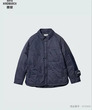 ANYA HINDMARCH 퍼프 테크 셔츠 자켓 XS 472009