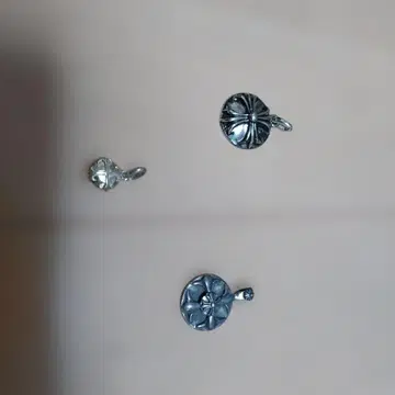 실버 목걸이 펜던트 3개 세트