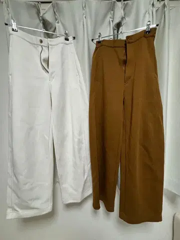 와이드 핏 커브 저지 팬츠 2세트