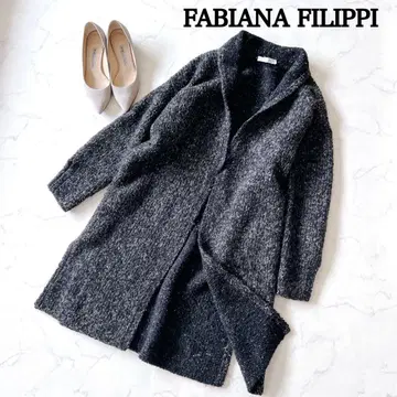 파비아나 필리피 니트 롱 코트 니트 코트 이탈리아제