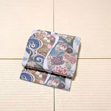 사계절 패턴 금실 섬세한 직조 후쿠로 오비