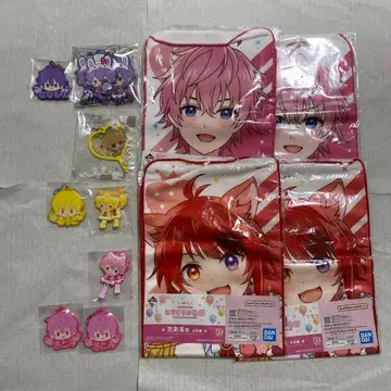 스토푸리 제일복권 타월 4개 키링&앞머리 클립