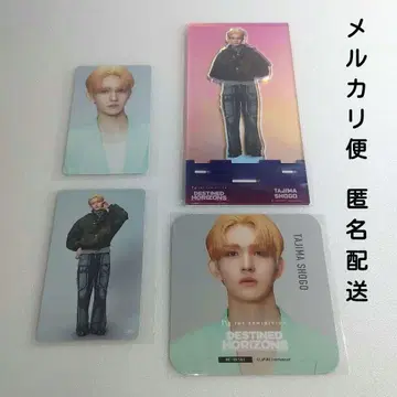 INI 타지마 쇼고 아크릴 스탠드 트레이딩 카드 코스터 세트