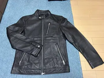 RATTLE TRAP 블랙 가죽 자켓 싱글 라이더 사이즈 M