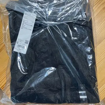 Uniqlo U 브러쉬드 맨투맨 와이드 팬츠 다크 그레이 S 사이즈