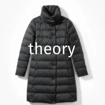 새상품급 theory 띠어리 다운 코트 블랙 자켓