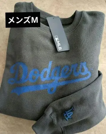 새상품 MLB 다저스 남성용 트레이닝복 M 그레이 맨투맨