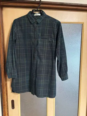 Golden Bear 체크 무늬 긴팔 셔츠 M