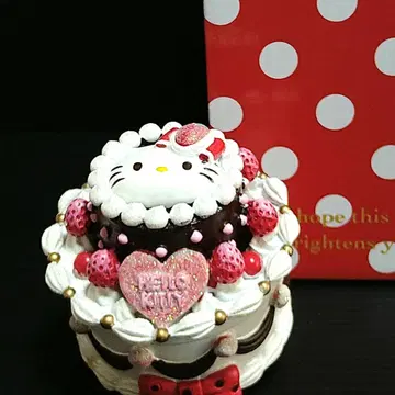 헬로키티 소품함 케이크형 2012년 Sanrio