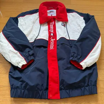 Tommy jeans 나일론 자켓 컬러 블록 자켓 S