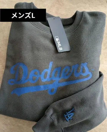 새상품 남성용 MLB 다저스 트레이닝복 L 맨투맨 그레이