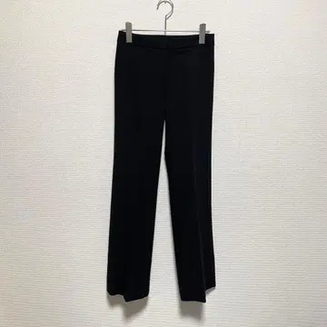 A x C 액시 울 혼방 스트레이트 슬랙스 블랙 0 사이즈