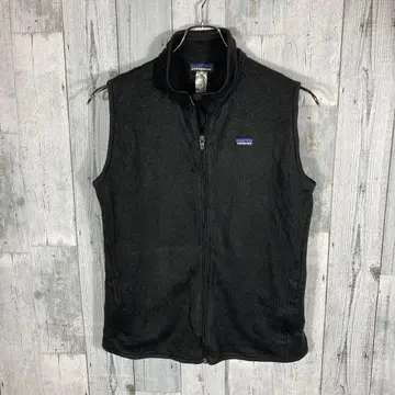 Patagonia 블랙 플리스 베스트 여성 L 사이즈