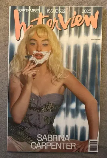 Interview US Sabrina Carpenter 2025년 9월호