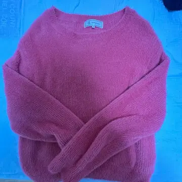 포근포근 핑크 긴팔 니트