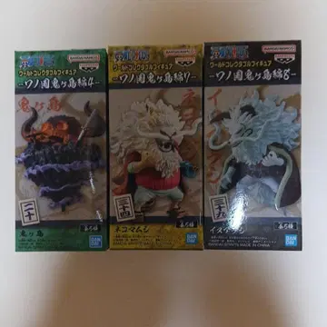 원피스 월드 컬렉터블 피규어 오니가시마 & 네코마무시 & 이누아라시