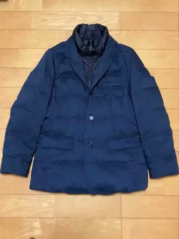 유니버설 랭귀지 다운 자켓 네이비 트래블러 시리즈