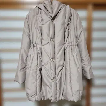 경량 후드 부착 여성용 무릎 기장 코트