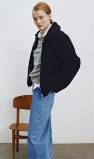 ZARA 테디 자켓 보아 자켓